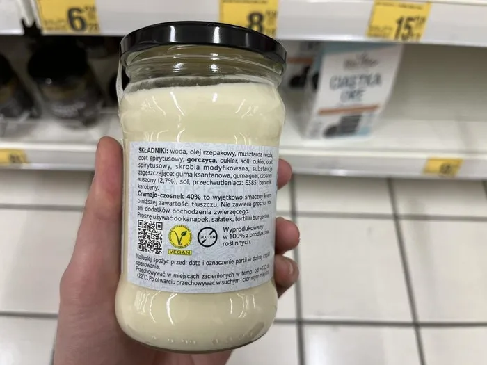 por&oacute;wnanie cen majonez wegański