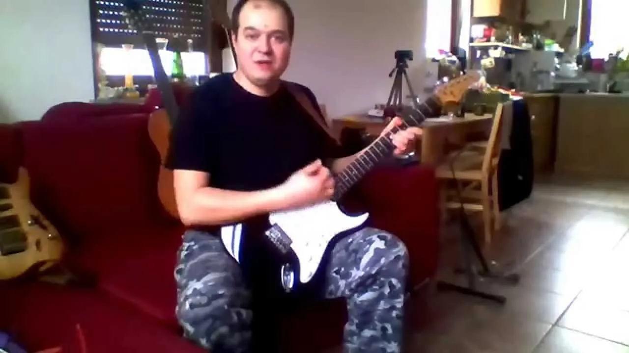 prawidłowa postawa gitara elektryczna