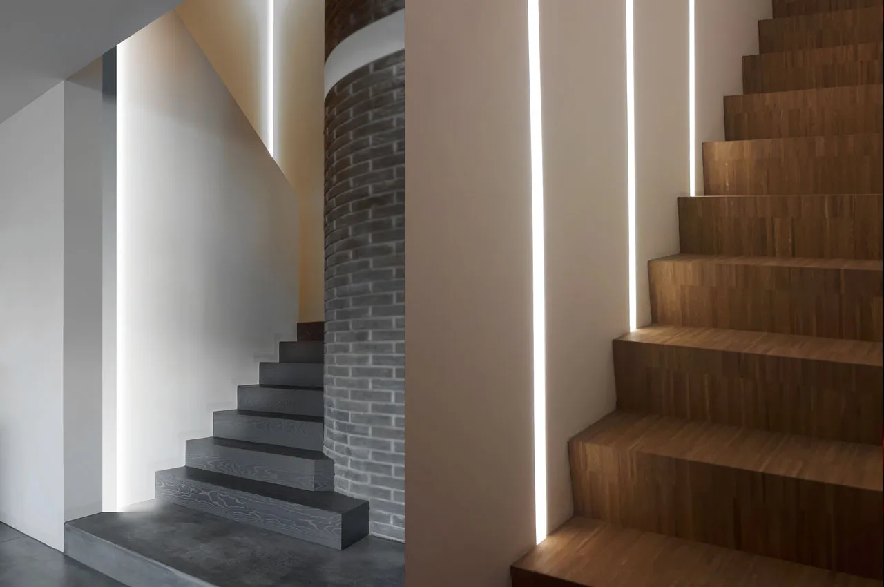 Nowoczesne oświetlenie schod&oacute;w bezpieczeństwo estetyka