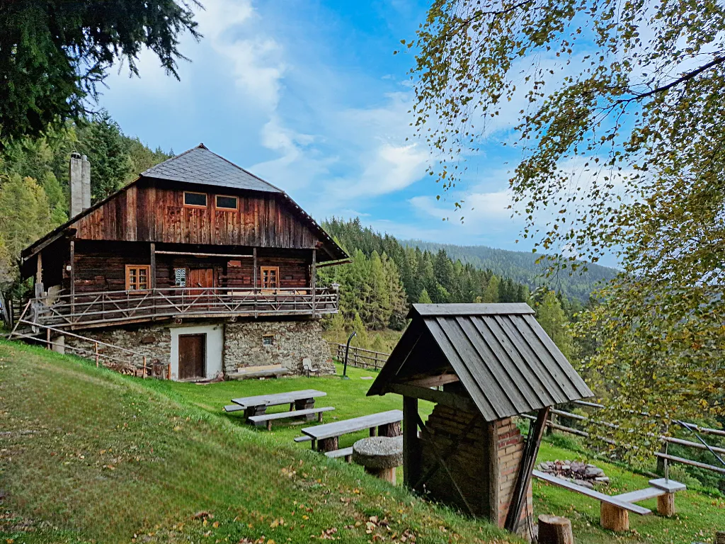 rustikale Bergh&uuml;tte Alpen