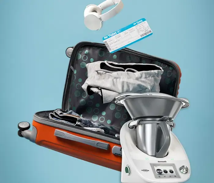 Thermomix w bagażu podręcznym samolot