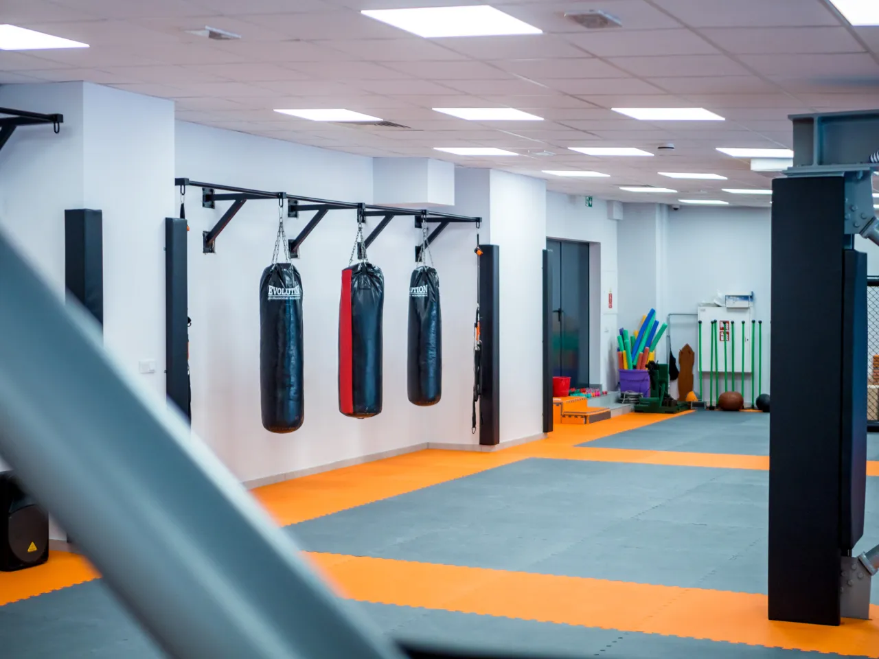 sala treningowa boks sprzęt