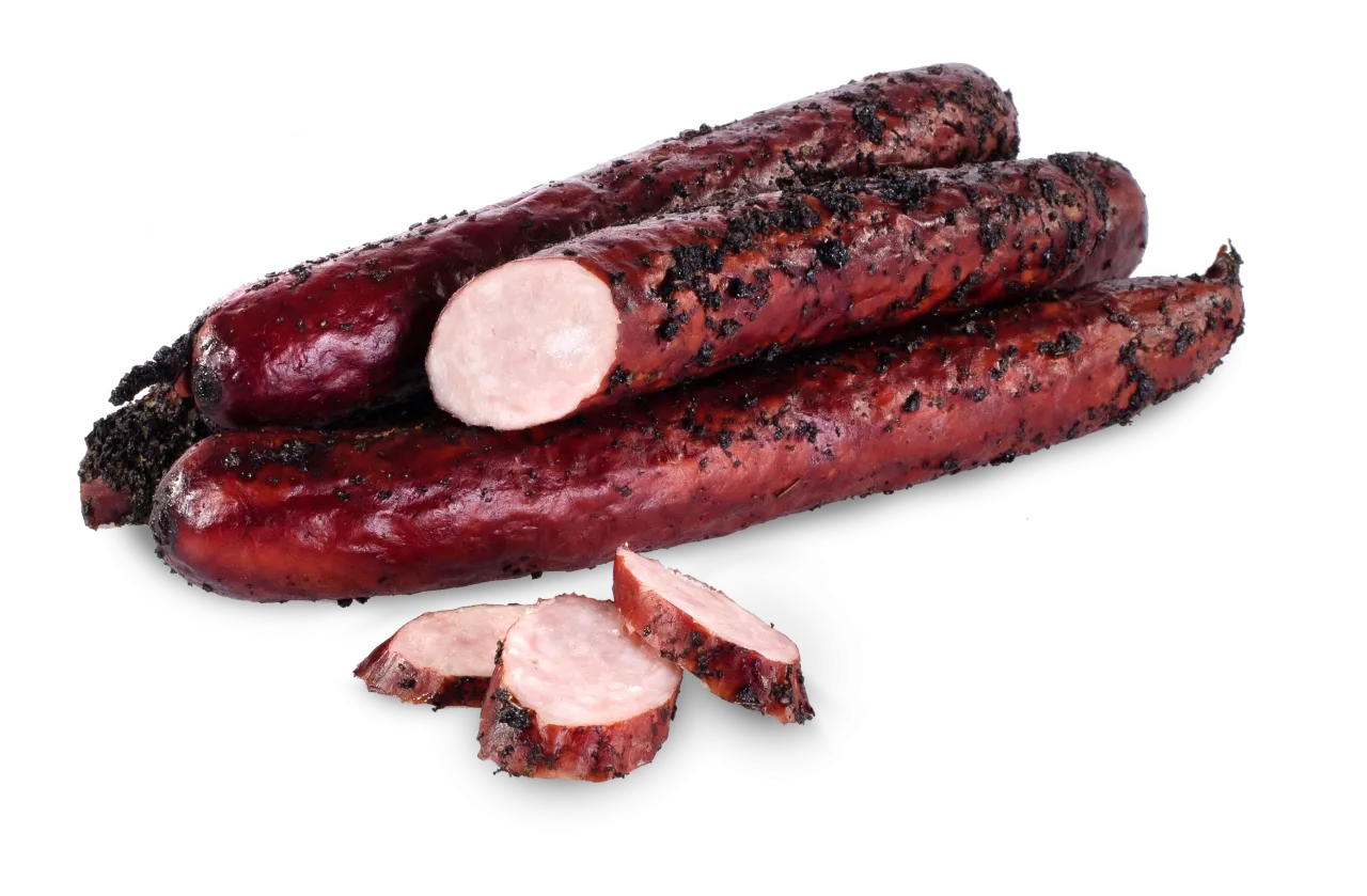 różne rodzaje kiełbasy klasztornej