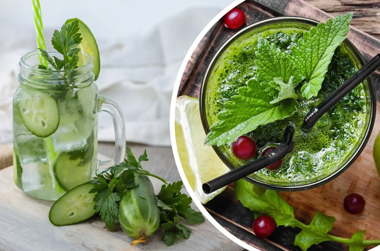 składniki na koktajl oczyszczający wątrobę