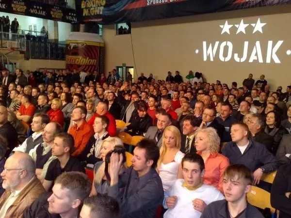 Gala bokserska w Polsce publiczność