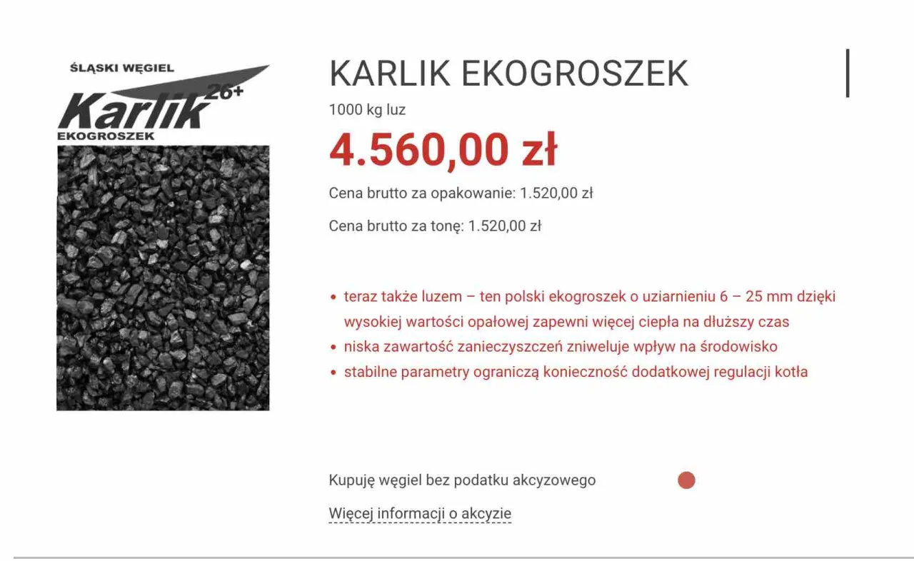 Karlik ekogroszek, polski węgiel o wysokiej wartości opałowej. Który ekogroszek lepszy Karlik czy Pieklorz? Karlik to dobry wybór.