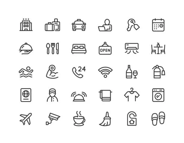 ukryte opłaty w hotelach ikony