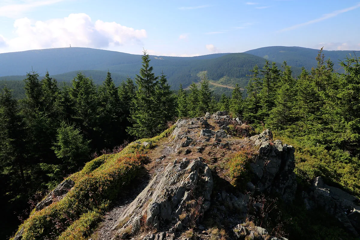 Masyw Śnieżnika panorama Jaskinia Niedźwiedzia