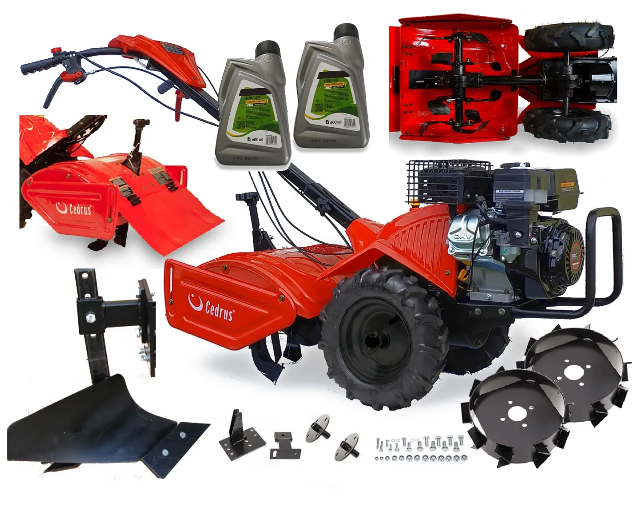 glebogryzarka cedrus z pługiem