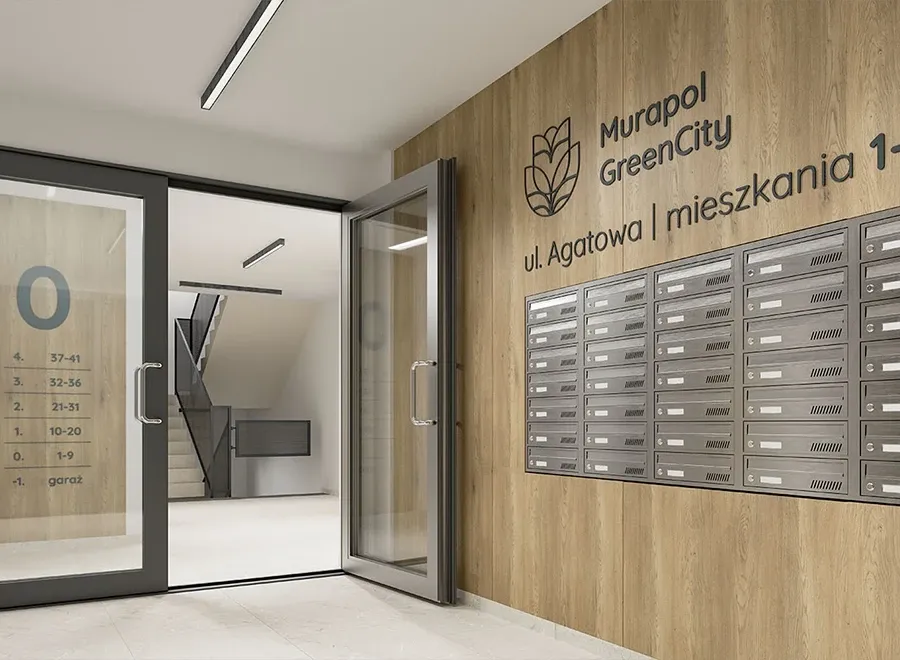 standard wykończenia części wspólnych osiedla