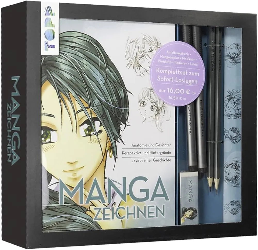 Manga Zeichenmaterial f&uuml;r Anf&auml;nger
