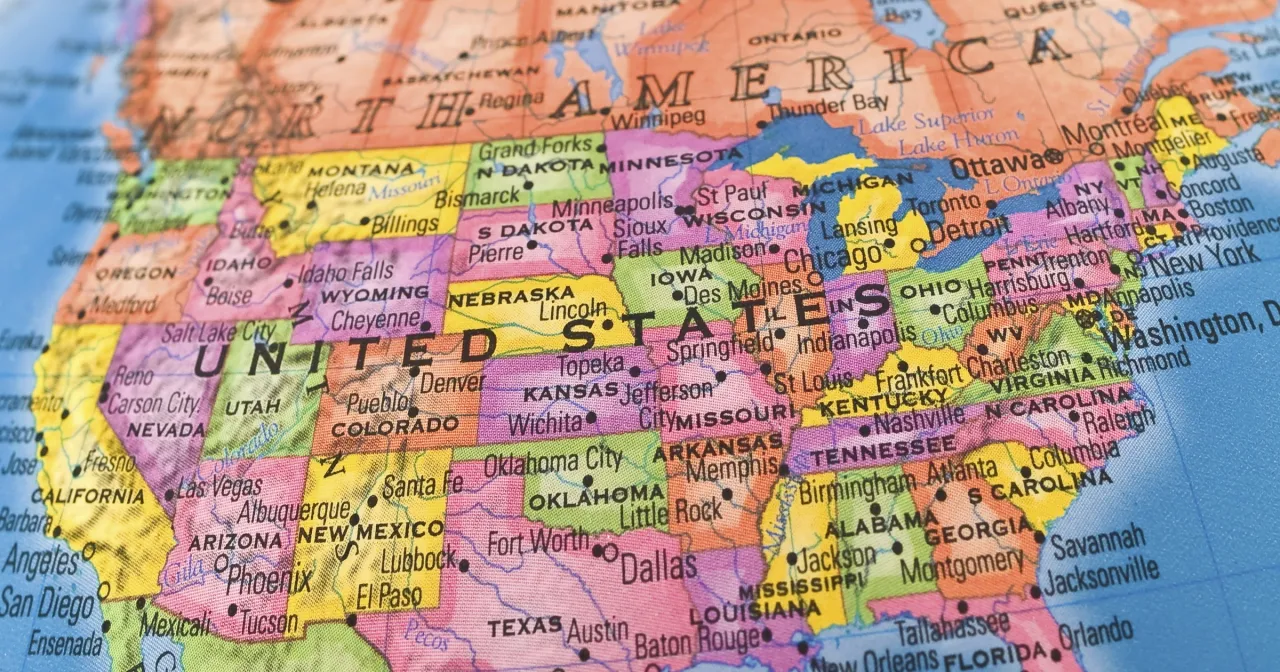 Mapa demograficzna USA nazwiska