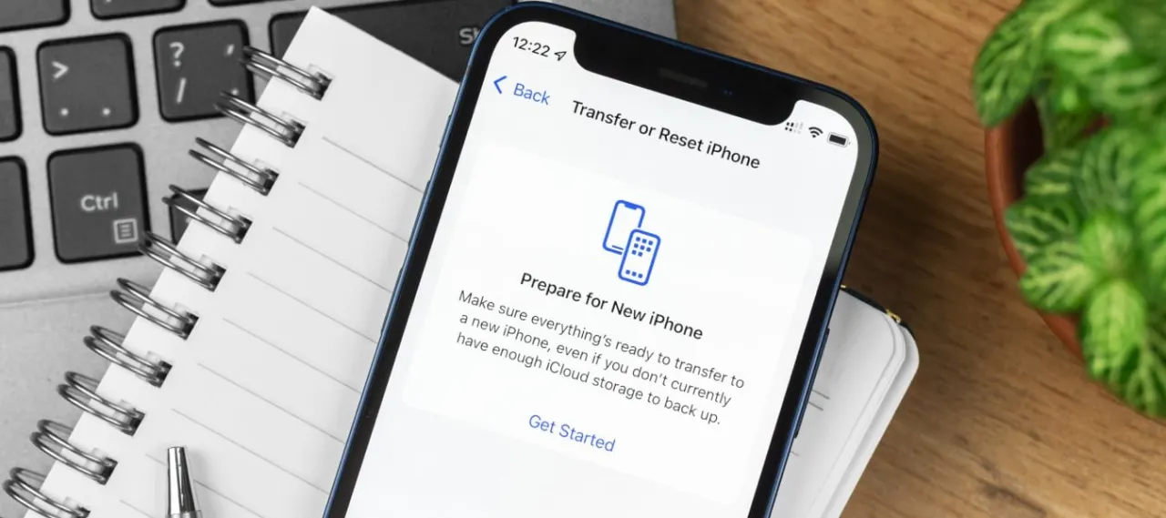 przygotowanie iphone do transferu danych