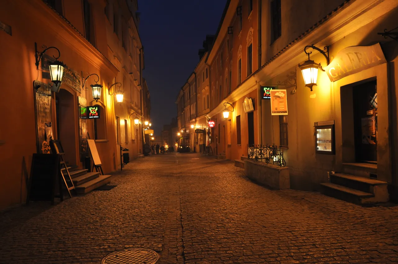 Lublin Stare Miasto nocą