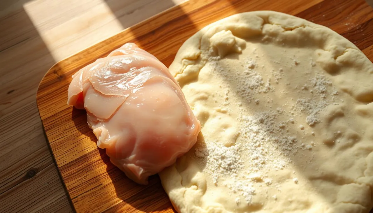 Przygotowanie kurczaka na pizzę krok po kroku