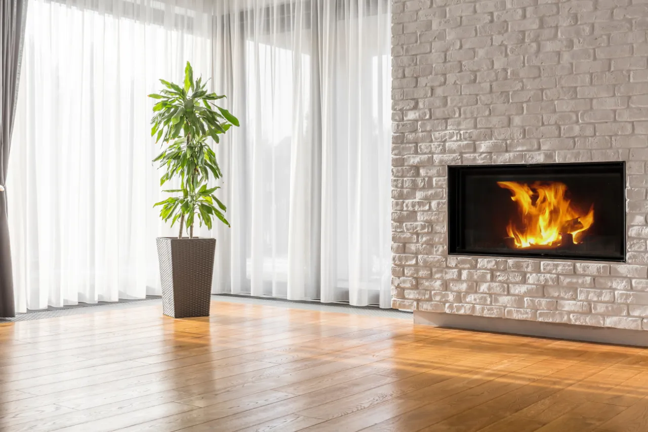 różne materiały na obudowę kominka elektrycznego