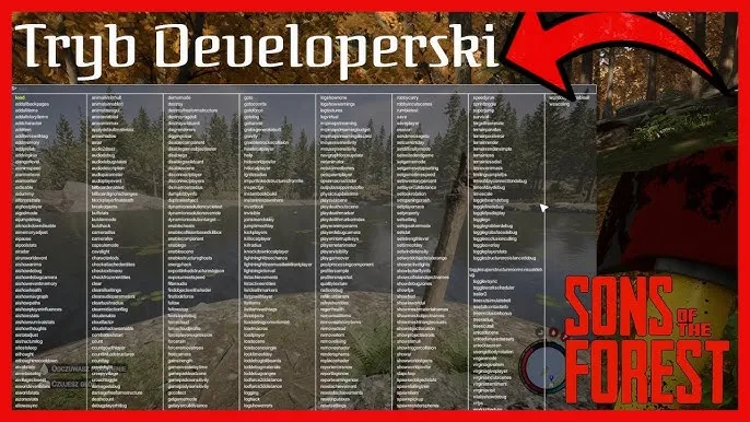 Sons of the Forest menu główne cheatstick