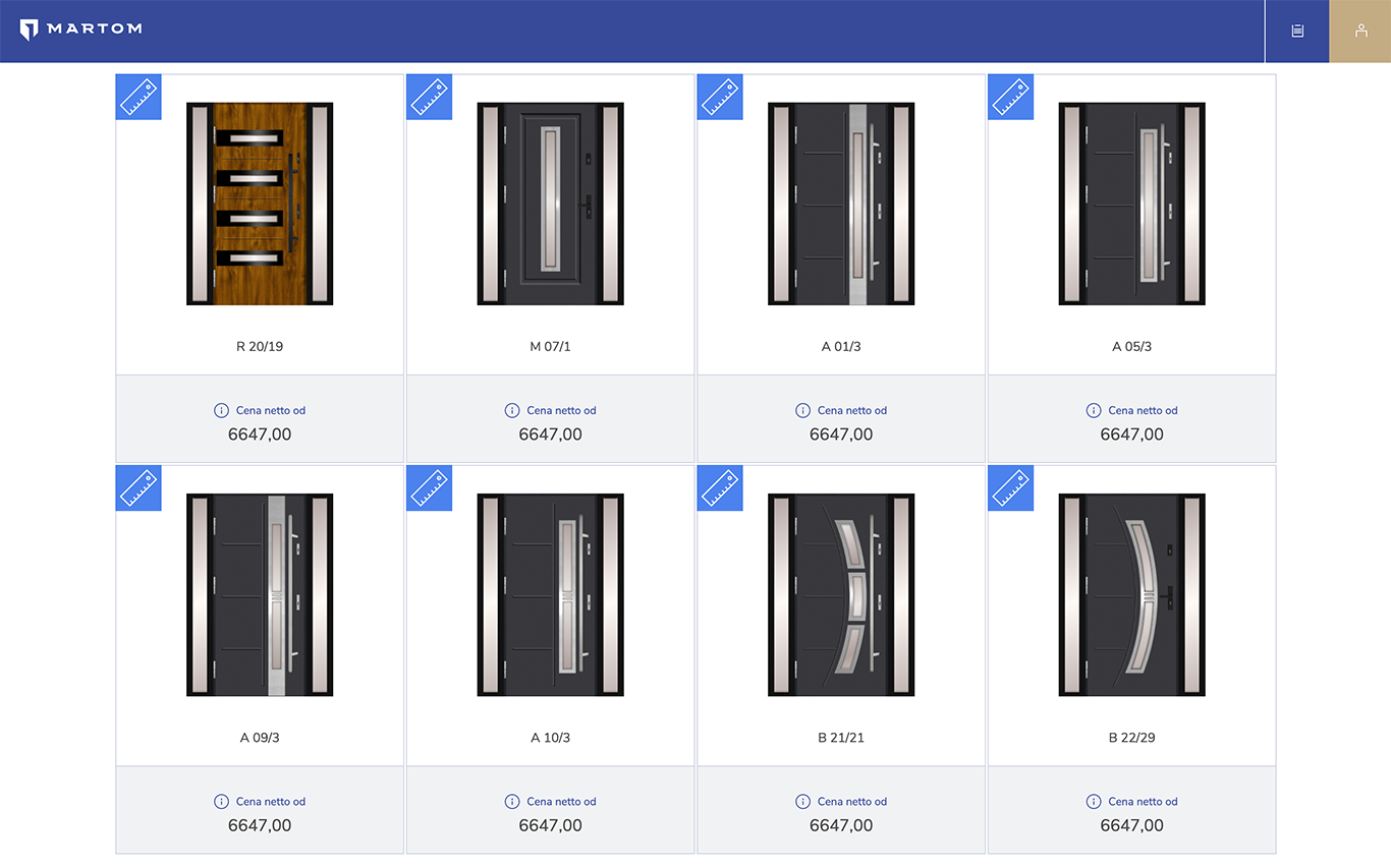 Drzwi Martom salon sprzedaży