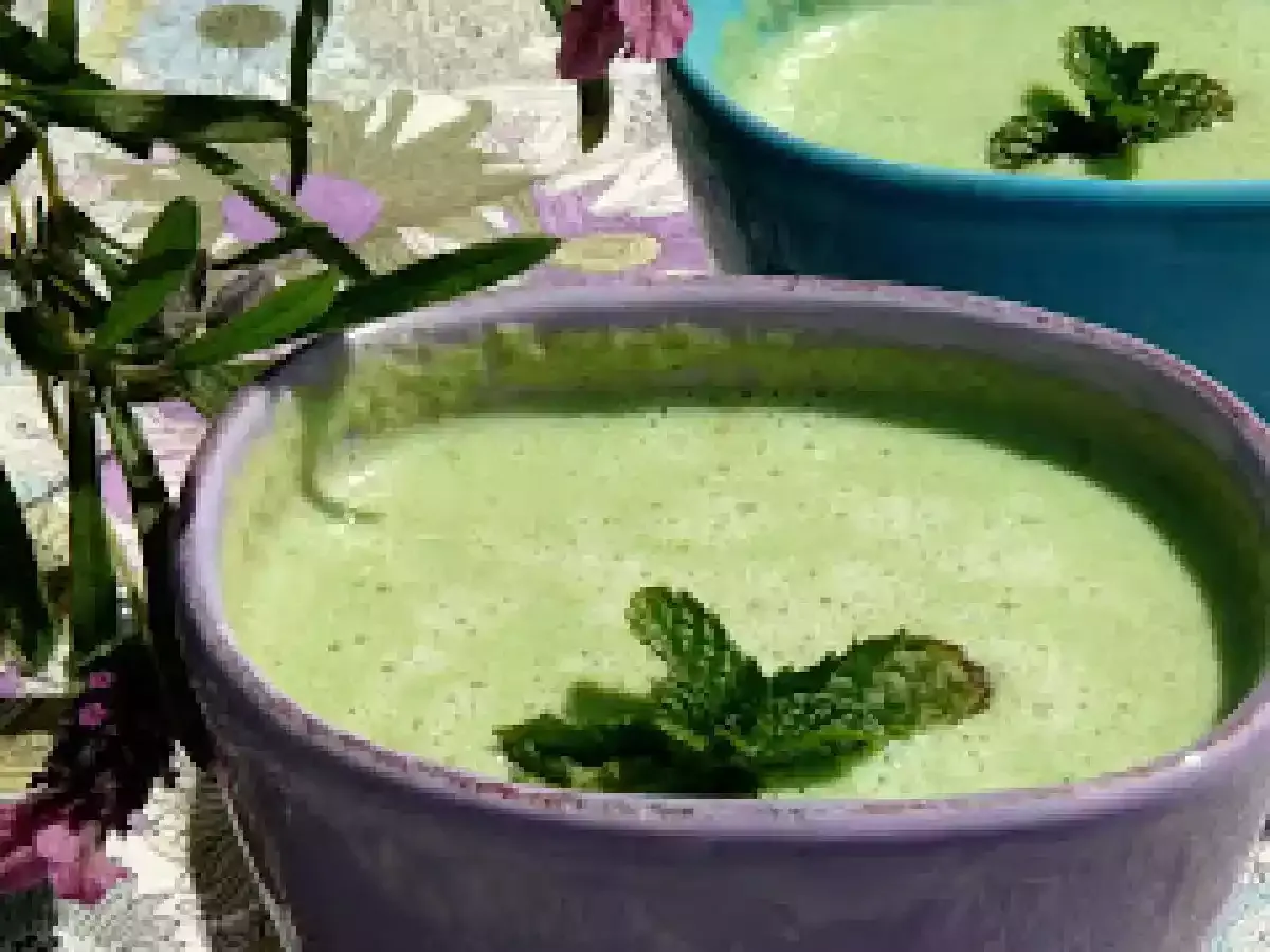 Soupe de salade verte variantes