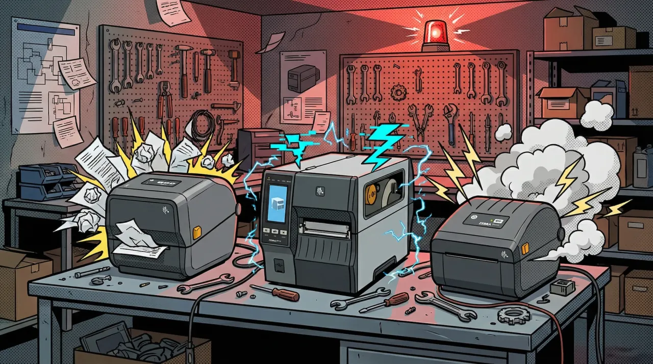 drukarka nie drukuje ilustracja problemów