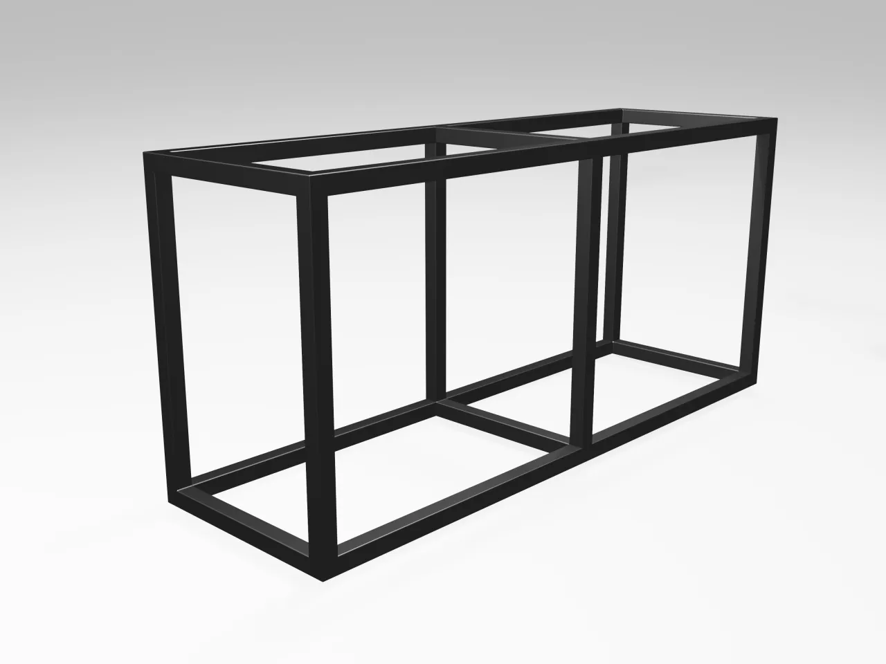 Stelaż metalowy pod akwarium detale