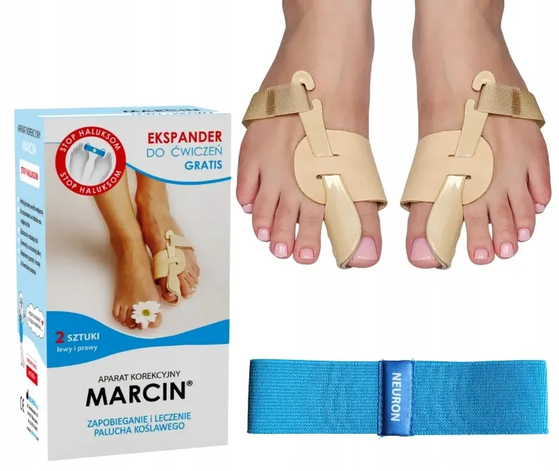 aparat na haluksy na dzień i na noc porównanie