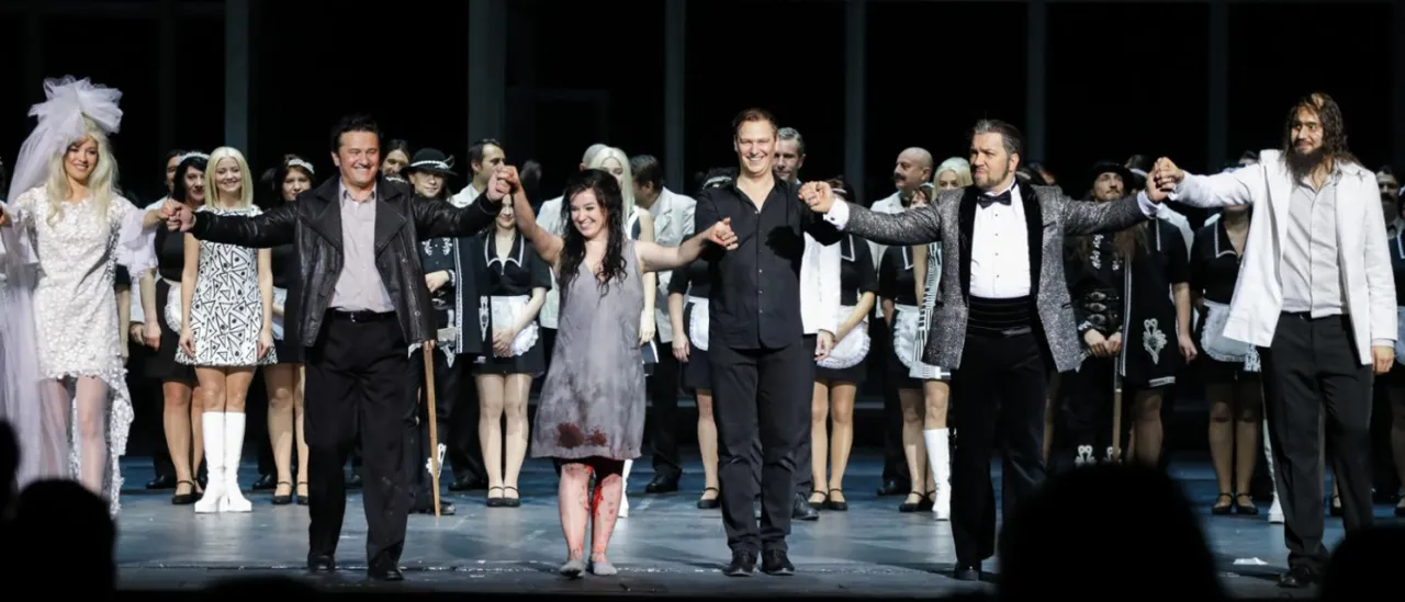 Halka opera scena miłość Janusz