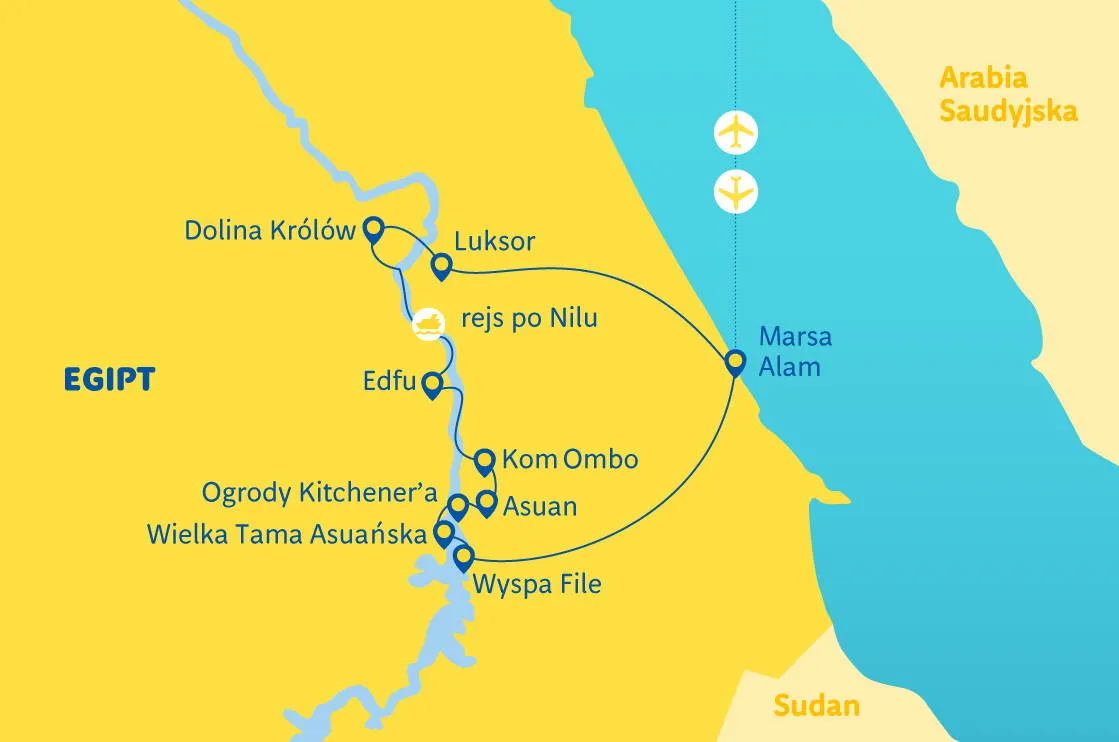Mapa Marsa Alam atrakcje