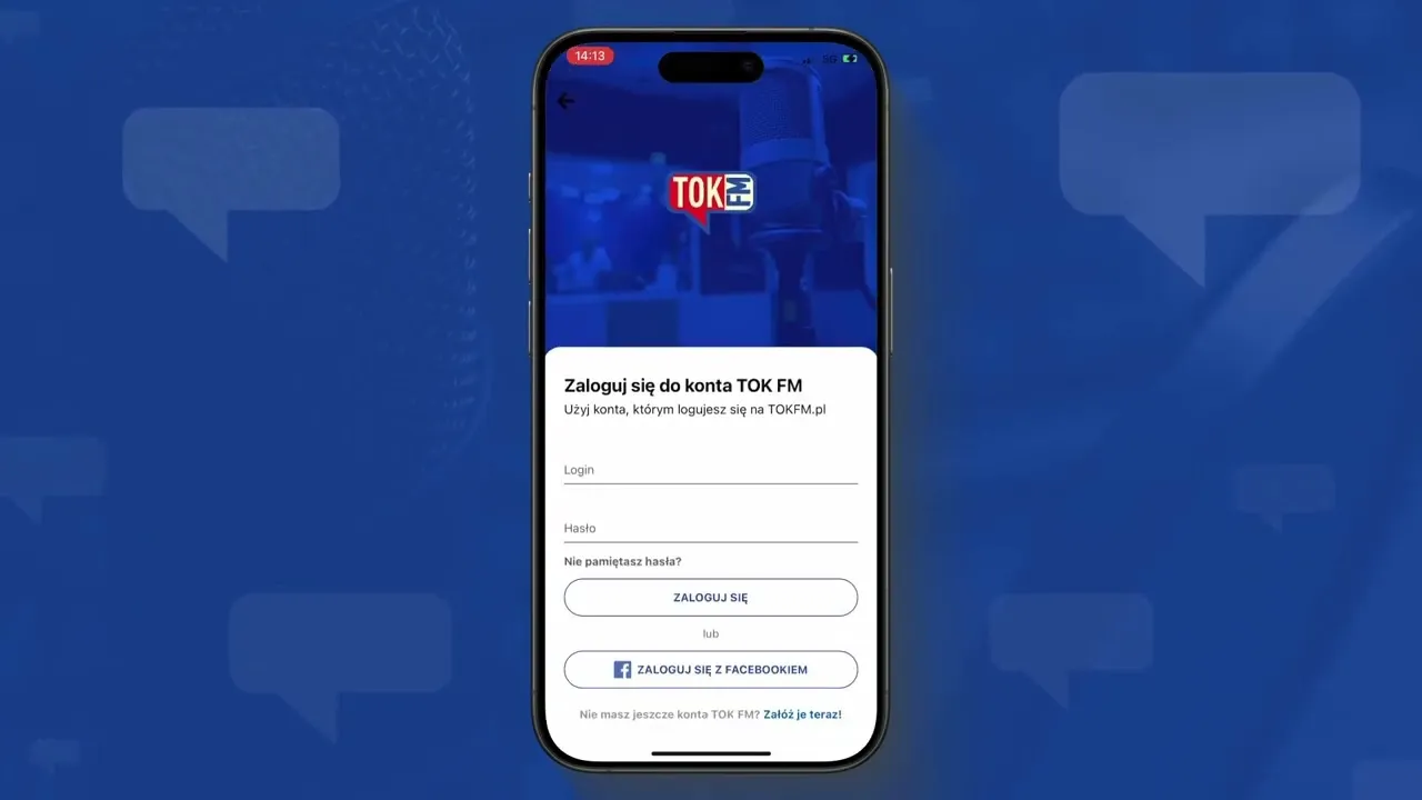 aplikacja mobilna TOK FM smartfon