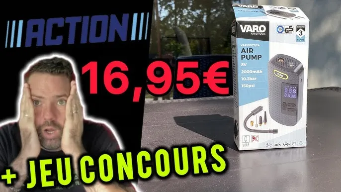 gonfleur pneu action batterie vs 12v
