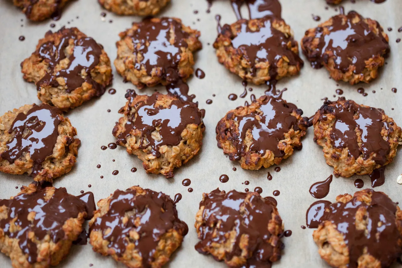 Ciastka owsiane bananowe