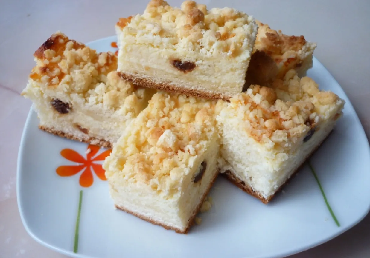 ciasto drożdżowe z serem domowe babcine