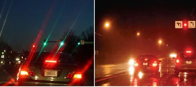 astygmatyzm widzenie w nocy halo