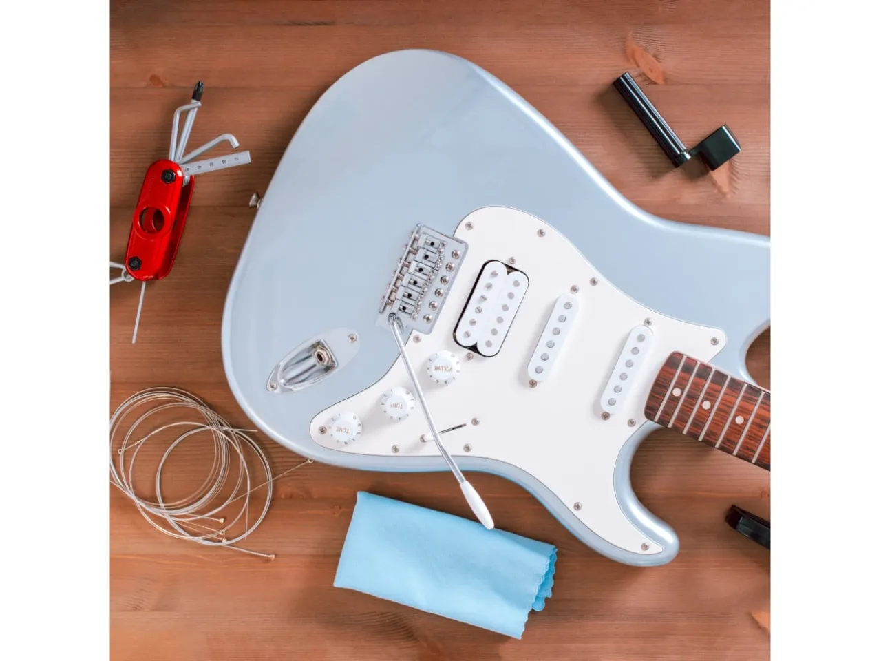 Regulacja menzury gitary elektrycznej