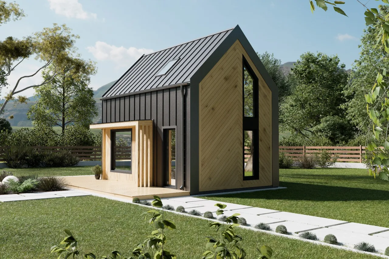 tania stodoła gospodarcza konstrukcja słupowa