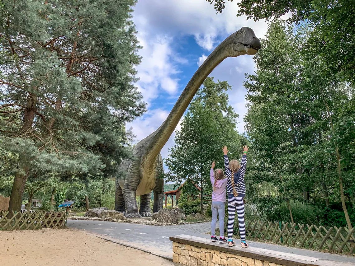 JuraPark Bałtów dinozaury dzieci