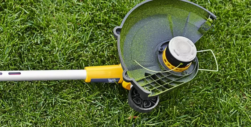 bezpieczeństwo wymiana żyłki kosiarka