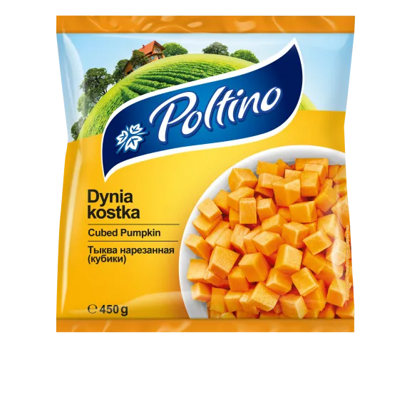 mrożona dynia w kostce puree starta