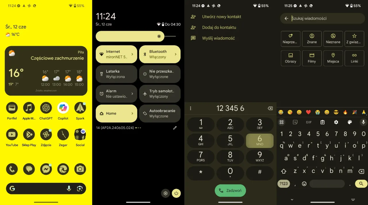 Ikona ustawień Androida i iOS
