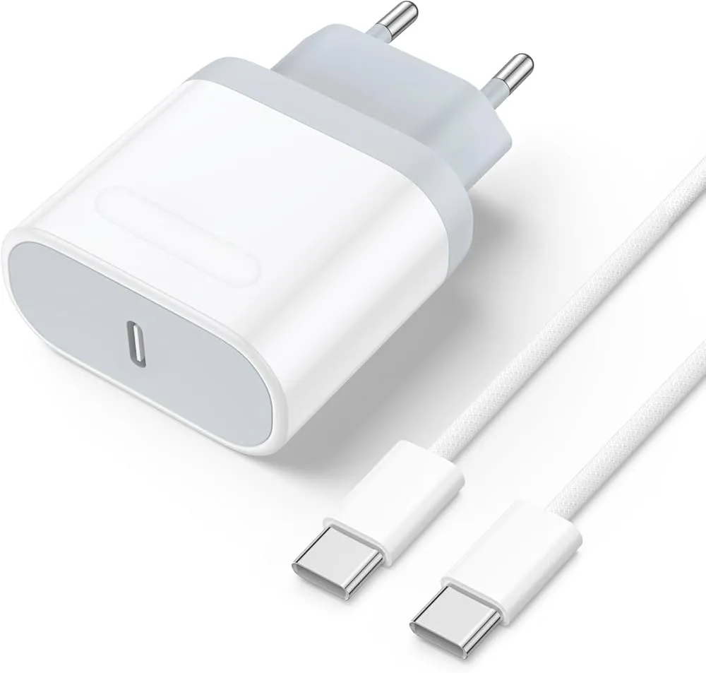 iPhone 15 ładowanie innego iPhone'a kablem USB-C