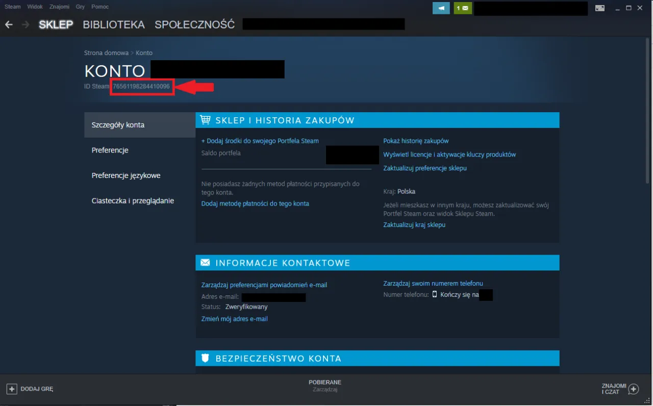 steam profil url gdzie jest klient przeglądarka