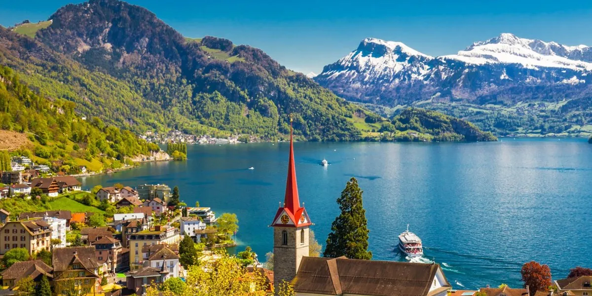 Szwajcarskie Alpy panorama