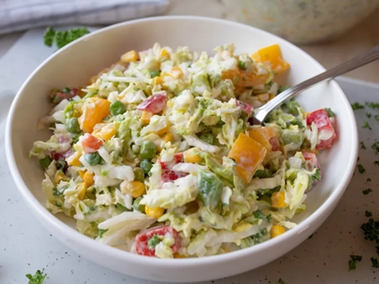 surówka z kapusty pekińskiej przepis podstawowy