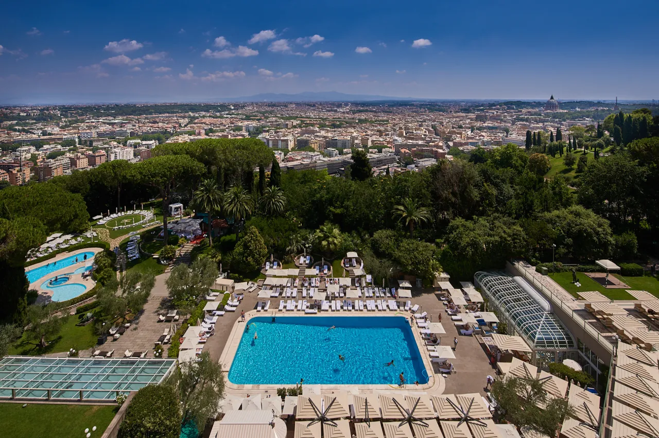 Rome Cavalieri A Waldorf Astoria Hotel vista panoramica