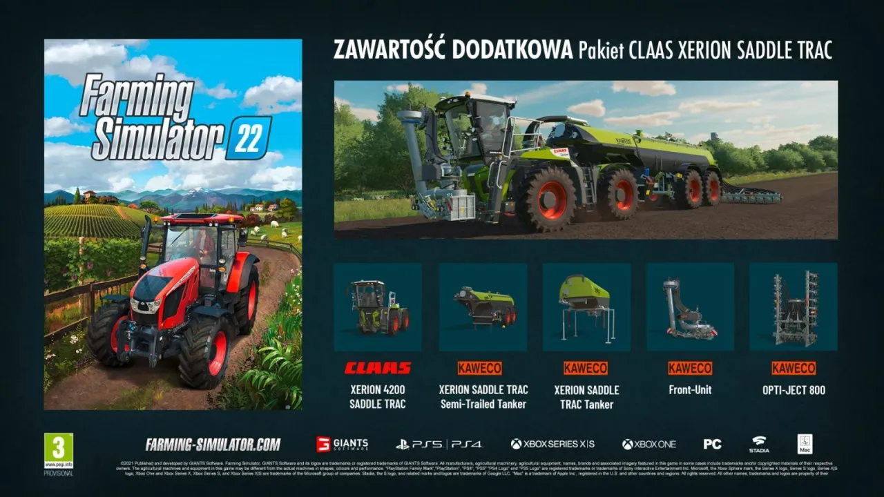 Farming Simulator 22 edycje por&oacute;wnanie