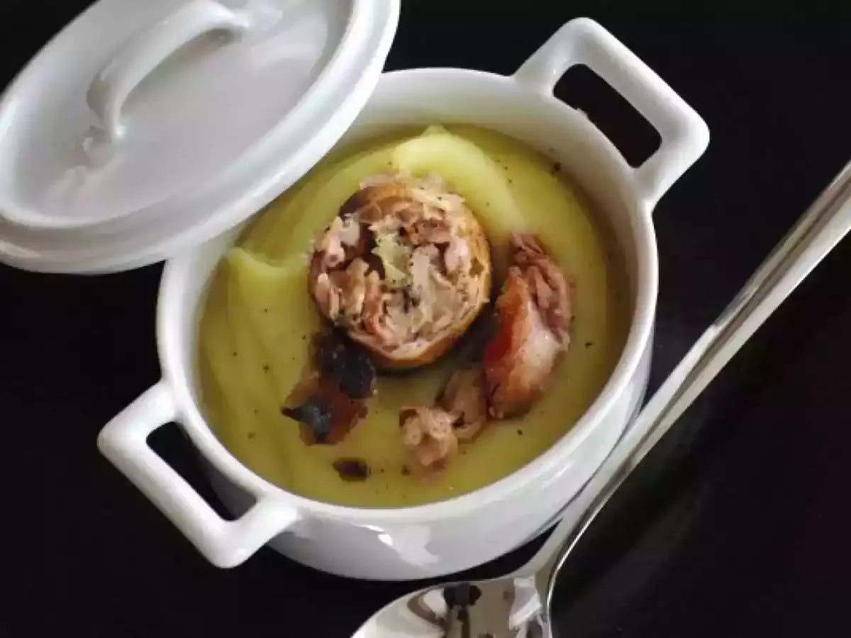 Andouillette avec pur&eacute;e de panais