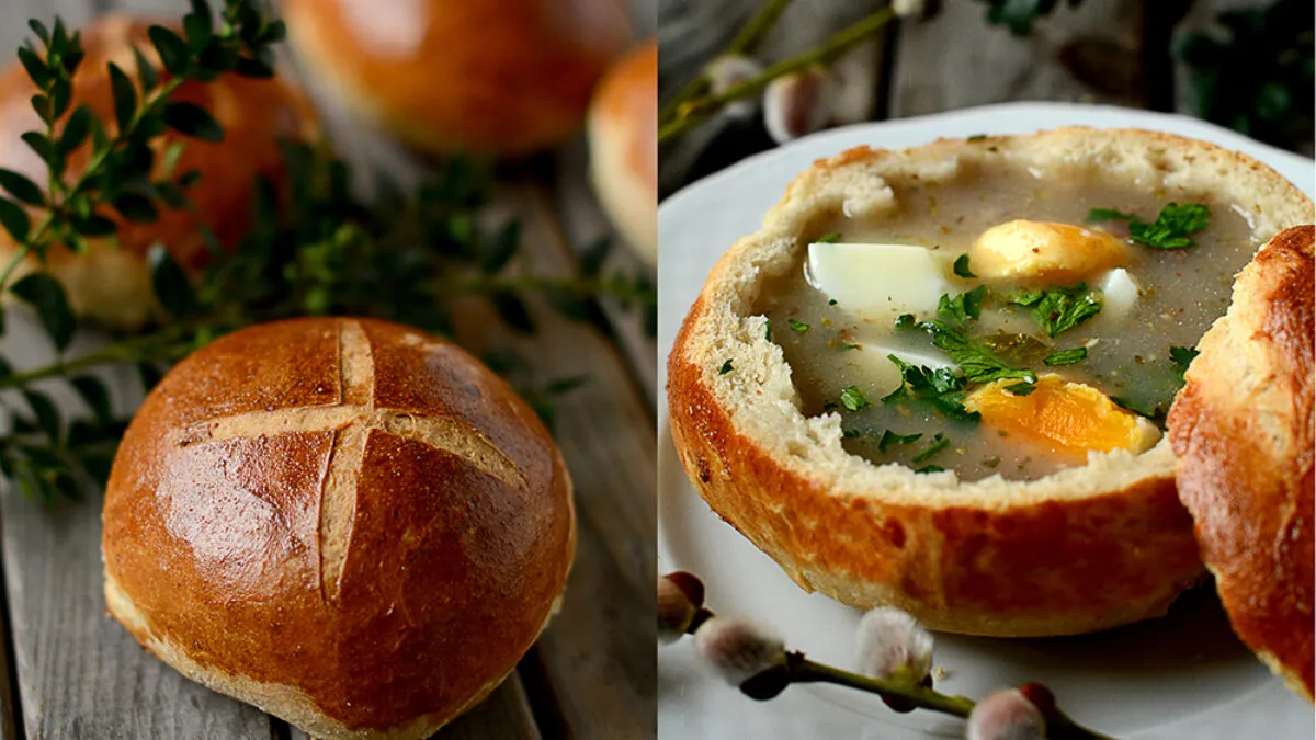 chleb do żurku przekr&oacute;j miąższ sk&oacute;rka