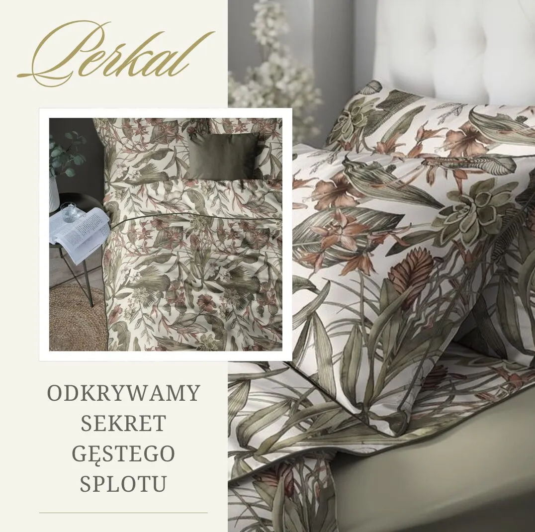 pościel perkal bawełniany satyna bawełniana por&oacute;wnanie