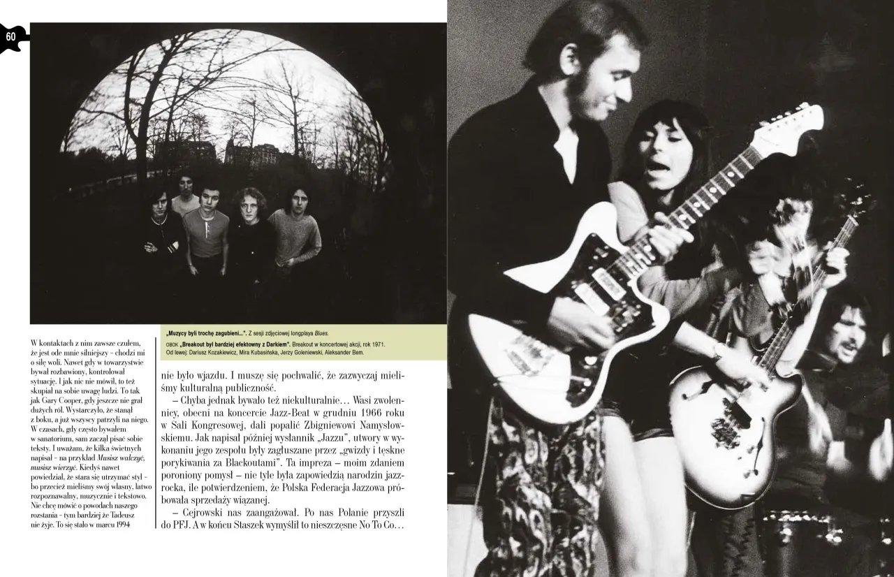 Zespół Breakout gra na koncercie. Tekst piosenki kiedy byłem małym chłopcem mógłby opowiadać o tych czasach.