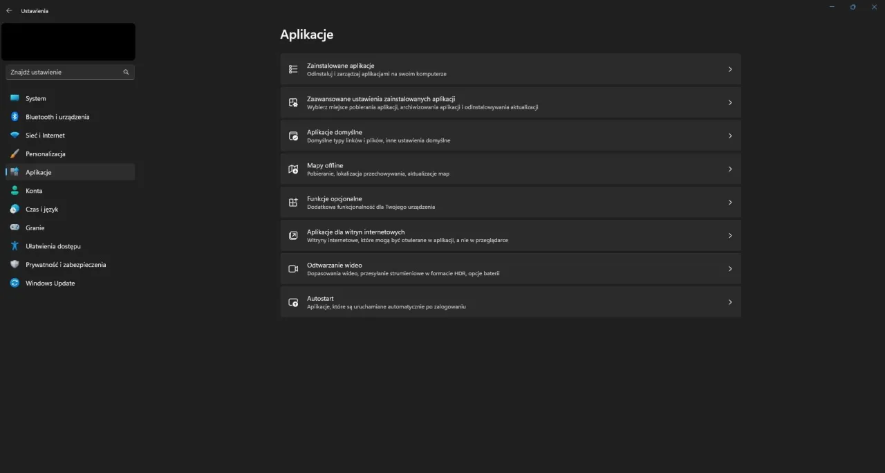Windows 11 ustawienia aplikacji domyślnych
